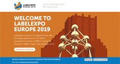 Desktop Screenshot of labelexpo-europe.com