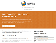 Tablet Screenshot of labelexpo-europe.com